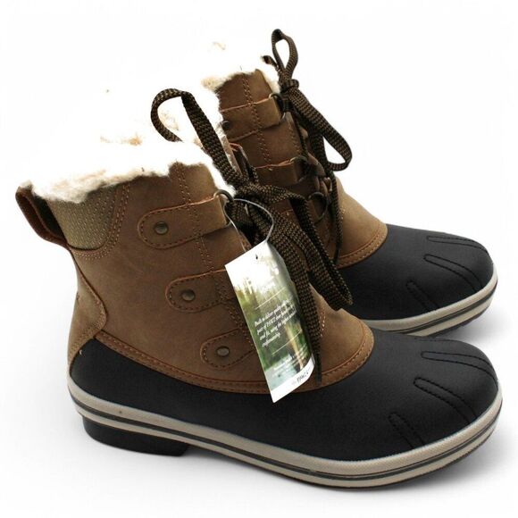 Pawz Women's Shoes Ginnie Almond Toe Ankle Cold Weather Boots - Picture 6 of 8